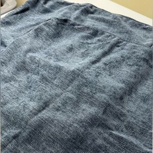 🏡Set of 4 18” Denim Blue Custom Chenille Pillow Covers w/Piping